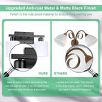 Bathroom Light Fixtures Over Mirror, Anti-Rust Matte Black Vanity Lights 15 Mid - Image 5