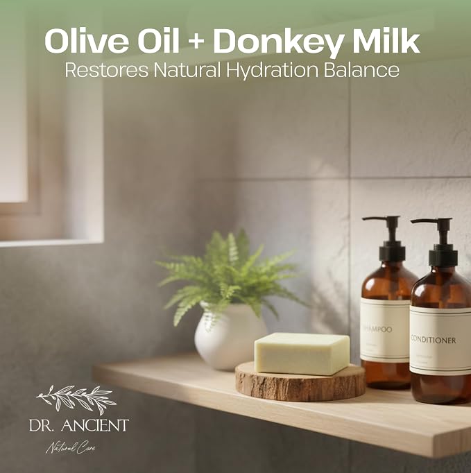Dr.Ancient Donkey Milk Soap Bar Natural Moisturizing Milk Soap Ancient Inspired - Image 6