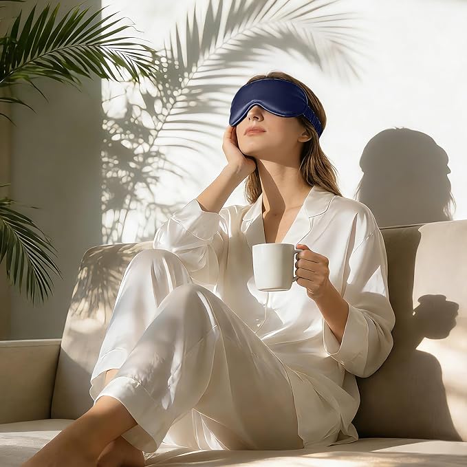 ZIMASILK Adjustable 100% 22 Momme Mulberry Silk Sleep Mask - Image 6