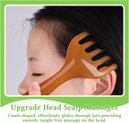 GSHOW Scalp Massager Handheld Comb Resin Relax Massage Tool - Image 4
