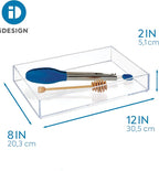 iDesign Clear Drawer Organizer, Plastic Tray - Image 3