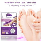ALIVER Foot Peel Mask 3 Pack, Exfoliator Peel Off Calluses Dead Skin Callus - Image 4