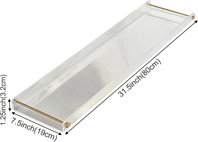 Acrylic Bathtub Tray, NEWRAIN Luxury Bath Caddy Tub Table, Unique House Warming - Image 7