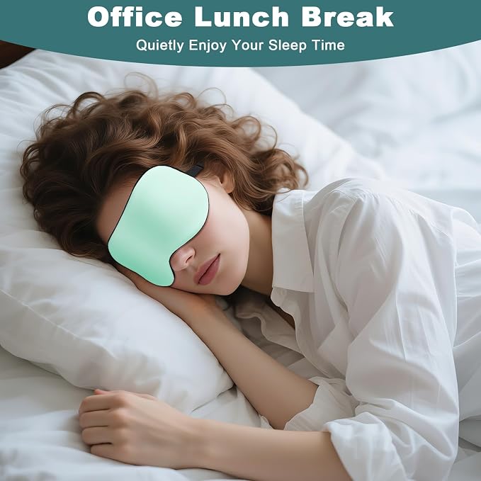 Sleep Mask for Side Sleeper Women Men, Eye Mask for Sleeping Light Blocking - Image 5