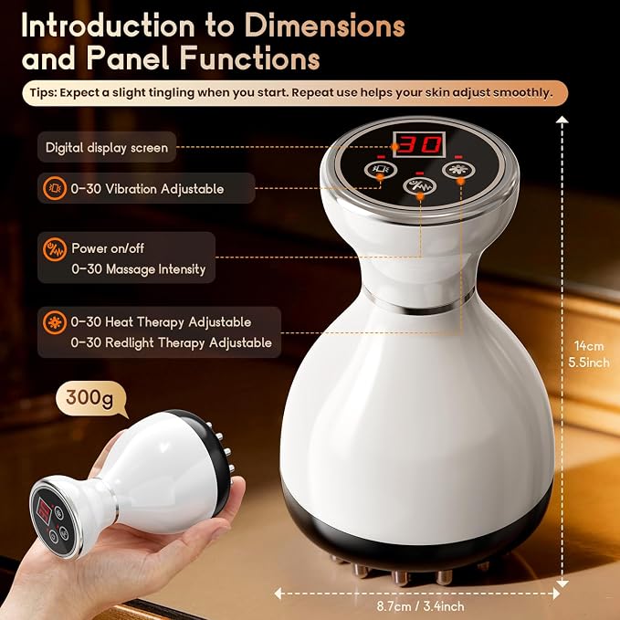 Lymphatic Drainage Massager & Anti Cellulite Massage Tool, Helps Reduce Stretch - Image 5