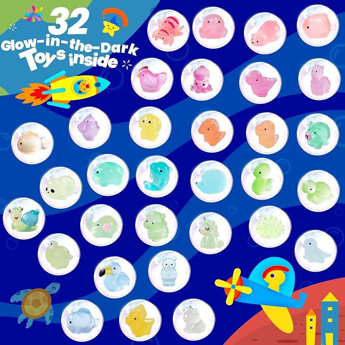 Bath Bombs for Kids with Surprise Inside, 32 Pack 1.8-Inch Fizzy Bath Bombs - Image 3