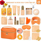 25 Pcs Mother's Day Gift, Bergamot & Rose Bath & Body Gift Set - Image 2