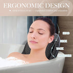 Bath Pillow for Tub, 4D Air Mesh Breathable Fabric, Soft Supportive Bathtub - Image 2