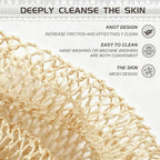 SPMKTBOZAI African Net Sponge Authentic, Loofah Exfoliating Body Scrubber Bath - Image 6