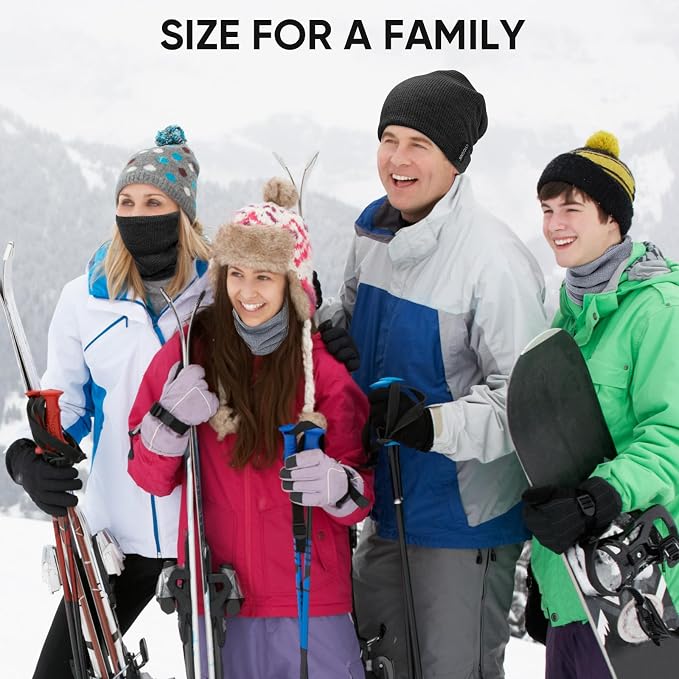 TICONN Neck Gaiter Face Cover Scarf, Neck Warmer Breathable Sun & Wind-proof - Image 5
