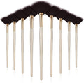 9 Pieces Facial Fan Mask Brushes, Soft Facial Applicator Brushes Tools by Maitys