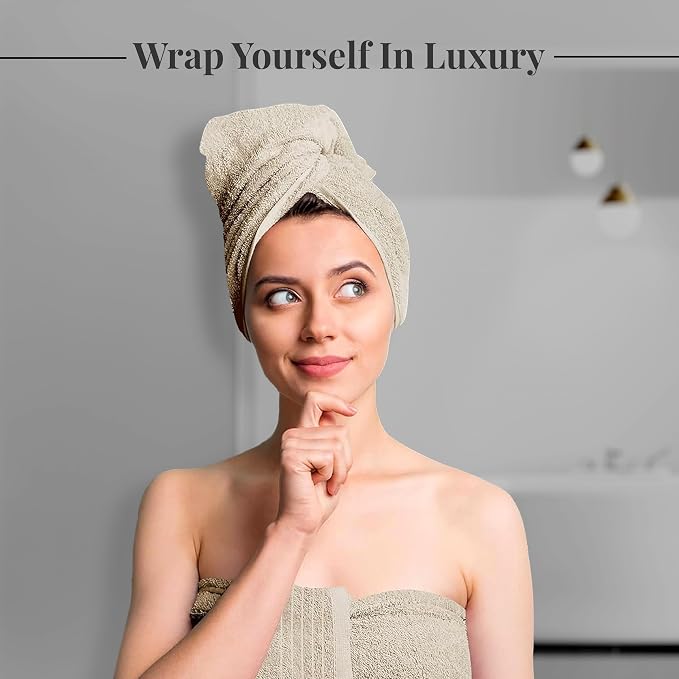Tens Towels Pack of 4 Extra Large Bath Towels 30 x 60 Inches, 100% Cotton - Image 3