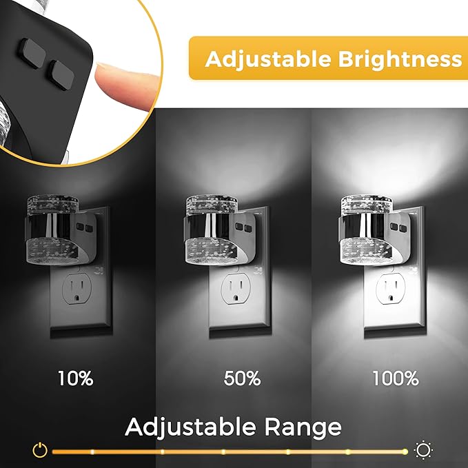 L LOHAS LED 3CCT Night Lights Plug into Wall, 3000K/4000k/5000K Adjustable - Image 3