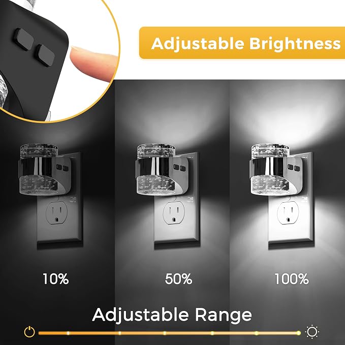 L LOHAS LED 4 Pack 3CCT Night Lights Plug into Wall, 3000K/4000k/5000K - Image 3