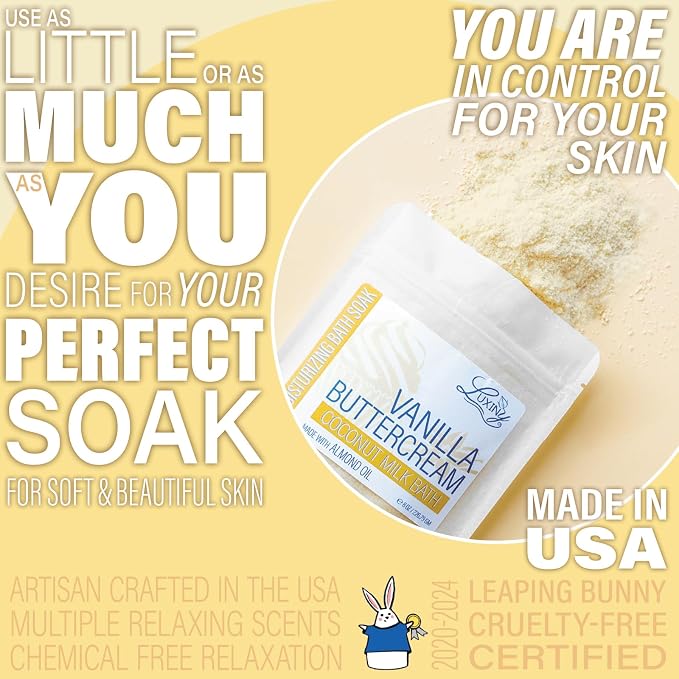 Luxiny Vegan Milk Bath Soak Made - Image 6