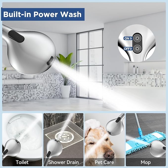 HOPOPRO 7-Setting Handheld Shower Head - Image 4