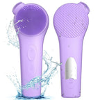 Silicone Face Scrubber, Waterproof Rechargeable Facial Cleansing Brush by ADINC