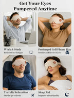 Heated Eye Mask, Cordless Warm Eye Compress - Image 6