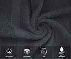 Premium 100% Cotton Hand Towels – Pack of 24, 16x27 Inch – Quick-Dry, Highly - Image 8