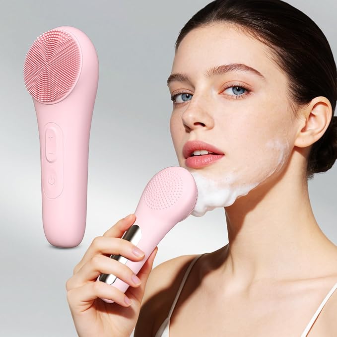 Rechargeable Silicone Facial Cleansing Brush by Unknown