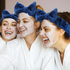 Semato 8Pcs Navy Blue Spa Headband Bachelorette Party Favors Set Skincare - Image 4