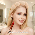 7 Pcs Spa Set, Facial Headband and Wristband Set, Skincare Accessories - Image 2