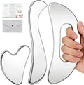 3-in-1 Stainless Steel Gua Sha Massage Tool Set, Muscle Scraper & IASTM Tools by CekPo