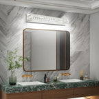 ZUZITO Modern Bathroom Light Fixtures Over Mirror 30 inch Crystal Chrome LED - Image 3