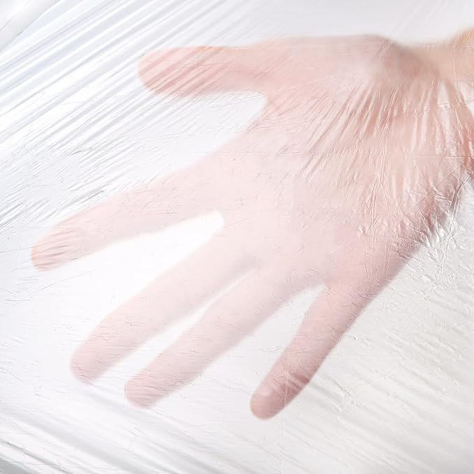 Okllen 100 Pack Disposable Plastic Sheeting - Image 6