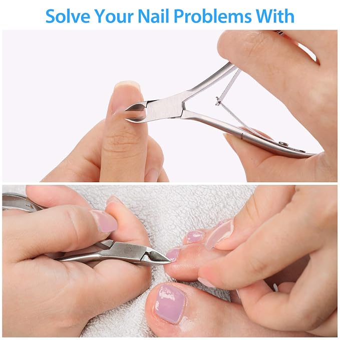 Mudder 3 Pack Silver Cuticle Trimmer Nippers Cutter Tool Stainless Steel Nail - Image 4