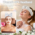 Zkptops 6Pcs Spa Headband for Washing Face Wristbands Set Women Bubble Makeup - Image 7