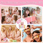 90PCS Spa Party Supplies for Girls, Spa Skincare Sets Party Favors Include Face - Image 5