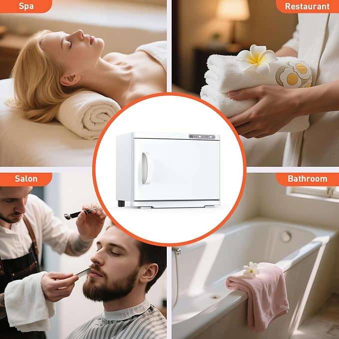 Hot Towel Warmer for Spa, 2-in-1 Thermostatic Towel Heater, 23L Large Capacity - Image 7
