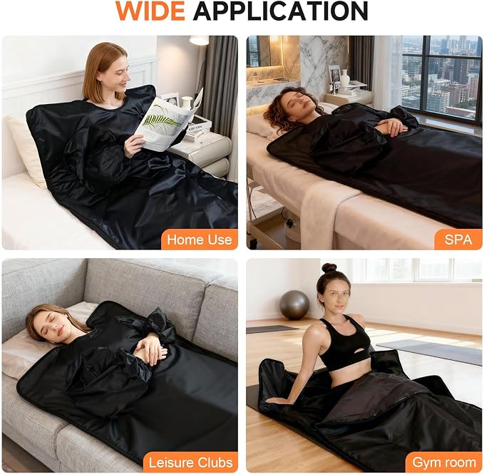 Bitlyle Sauna Blanket with Arm Sleeves - Image 4