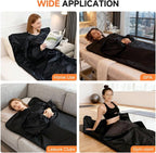 Bitlyle Sauna Blanket with Arm Sleeves - Image 4