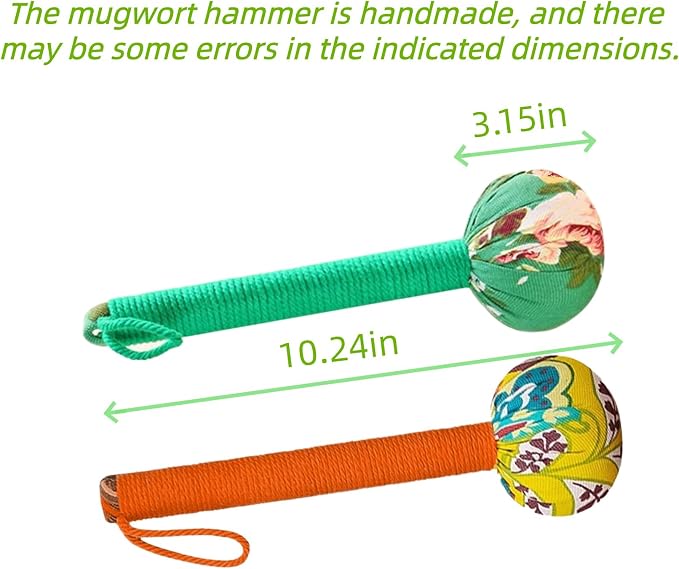 Mugwort Massage Hammer, Back Massager Hammer， Pain Relief Massager - Image 6