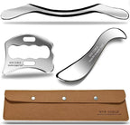 Muscle Scraper Tool Set, Stainless Steel IASTM Kit by GYXCOELEIASTMTOOL