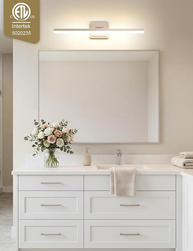 VOLISUN Modern Bathroom Vanity Light 31.5 inch, 28W Dimmable 5CCT Led Bathroom - Image 2