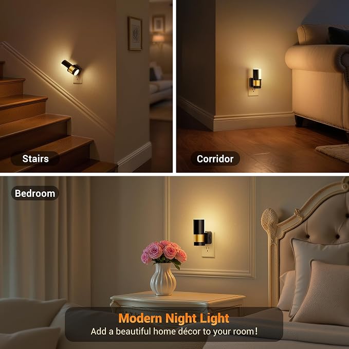 JandCase Plug in Night Light, Rotating Night Light - Image 7