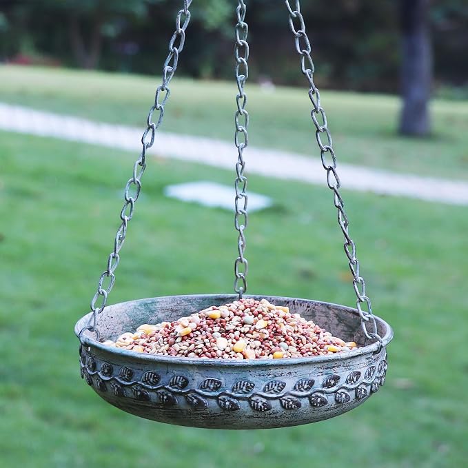 Hanging Bird Bath Hanging Bird Feeder - Image 7