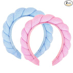 Spa Headbands for Women Skincare Makeup Headband for Washing Face Puffy Bubble by ACO-UINT