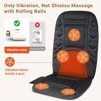 CARSHION Back Massager with Heat, Heated Seat Cover Cushion with 5 Vibrating - Image 2