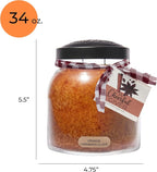 A Cheerful Giver — Orange Cinnamon Clove - 34oz Papa Scented Candle Jar - - Image 5