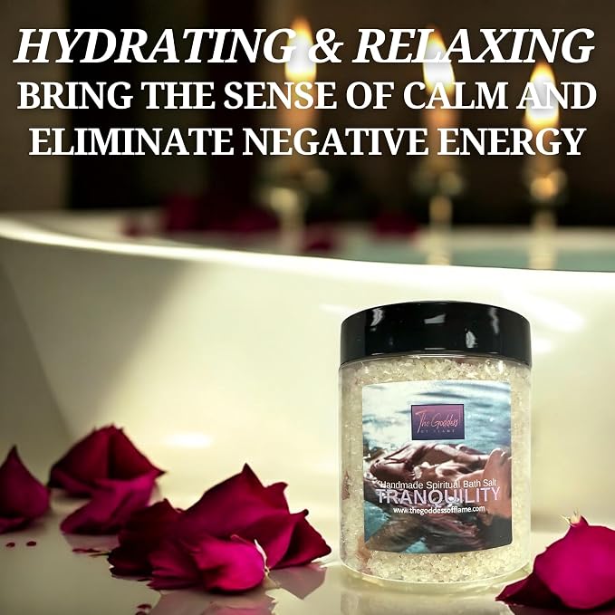 Tranquility Bath Salts – Dead Sea Salt Bath Soak - Image 3