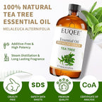EUQEE Tea Tree Essential Oil 4Fl.Oz Pure Tea Tree Oil - Image 2