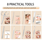 ZIZZON Manicure, Pedicure Kit, Nail Clippers Set of 12Pcs, Professional - Image 5