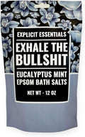 Explicit Essentials Eucalyptus Mint Epsom Bath Salts, Relaxing Aromatherapy by ExplicitEssentials