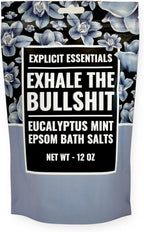 Explicit Essentials Eucalyptus Mint Epsom Bath Salts, Relaxing Aromatherapy by ExplicitEssentials
