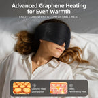 MUSICOZY Heated Eye Mask for Dry Eyes, Silk Warm Compress - Image 3