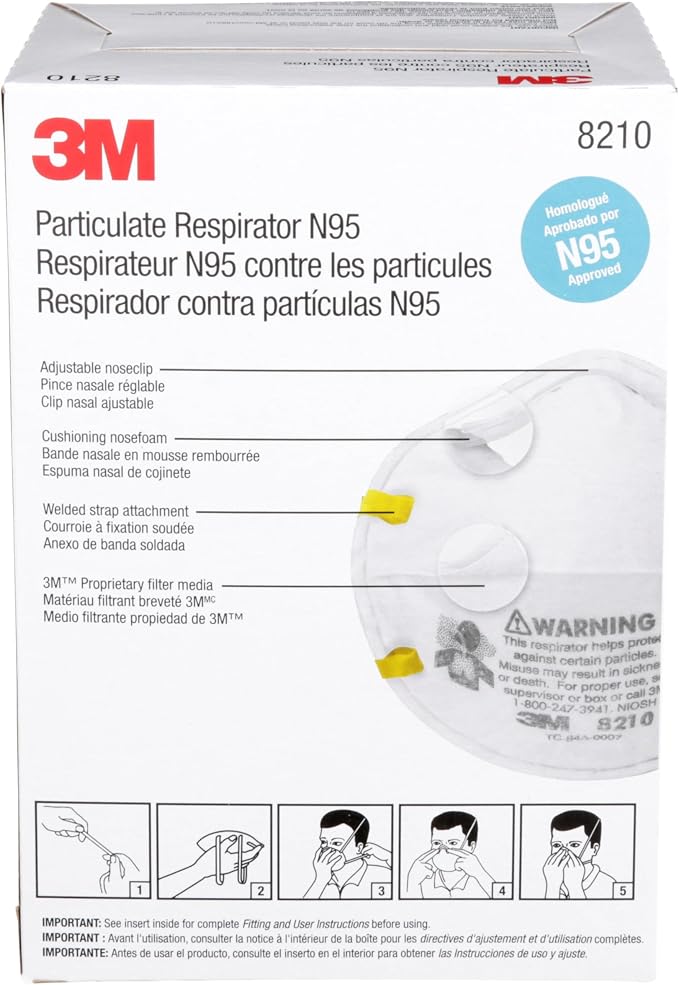 3M 8210 Particulate Respirator - Image 10